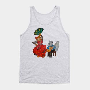 Cats and Flamenco. Tank Top